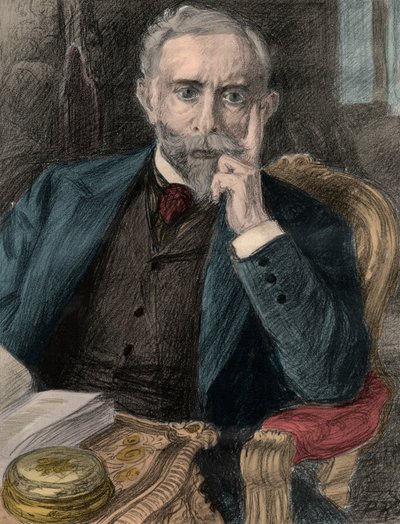 Portrait of Paul Cambon (1843-1924), French Ambassador to Britain (1898-1920) by Woodbine K. Hinchliff